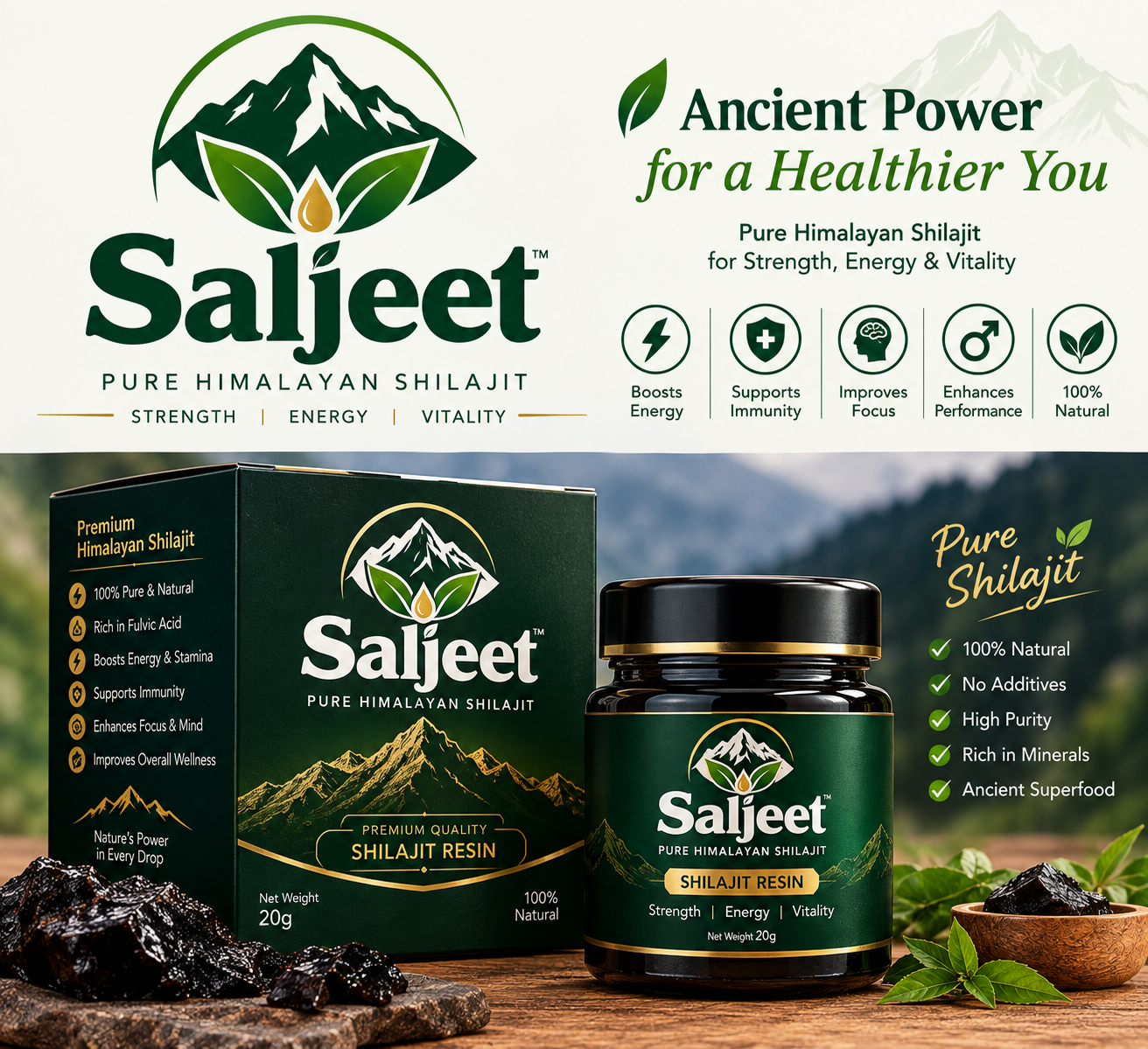 Shilajit Resin